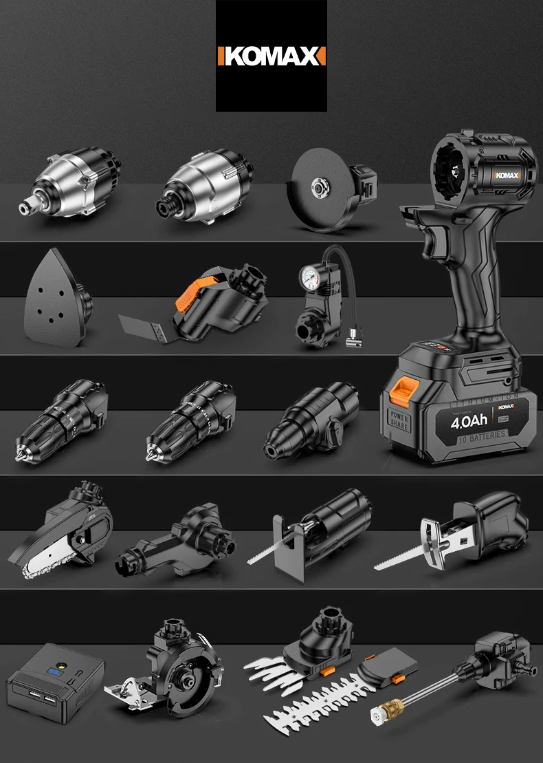 Komax Brushless 16 in One - Easy Work